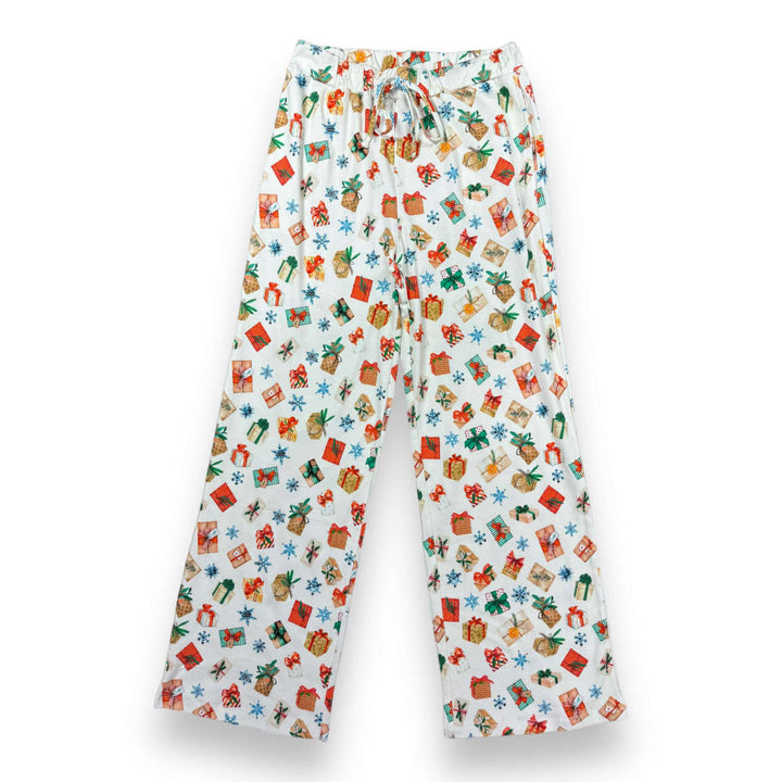 Womens Relaxed Button Down Pajama Set - Holiday Gifts