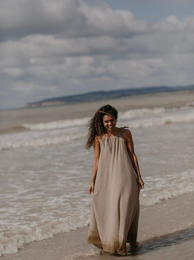 The River Dress - Oatmeal Dresses + Skirts The Simple Folk 