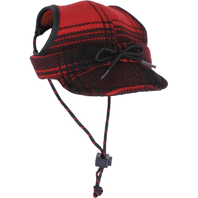 The Critter Kromer Cap - Red/black Plaid