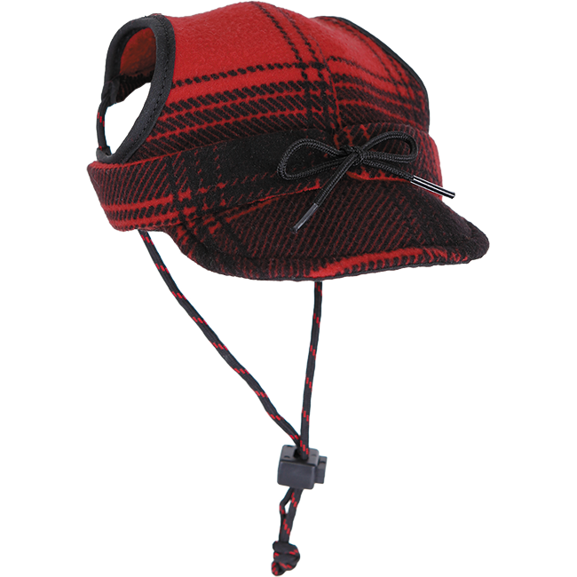 The Critter Kromer Cap - Red/black Plaid