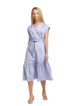 Poppy Dress - Blue Dot