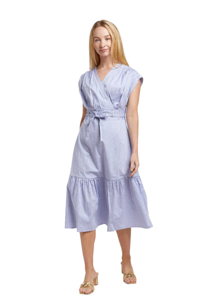 Poppy Dress - Blue Dot