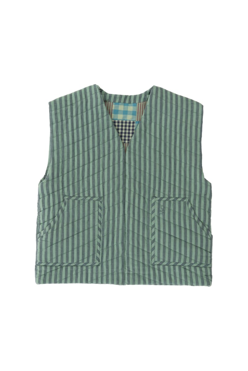Children's Patchwork Mint Vest