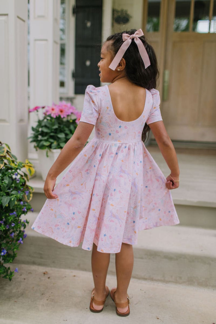 Puff Dress - Dreamy Unicorn