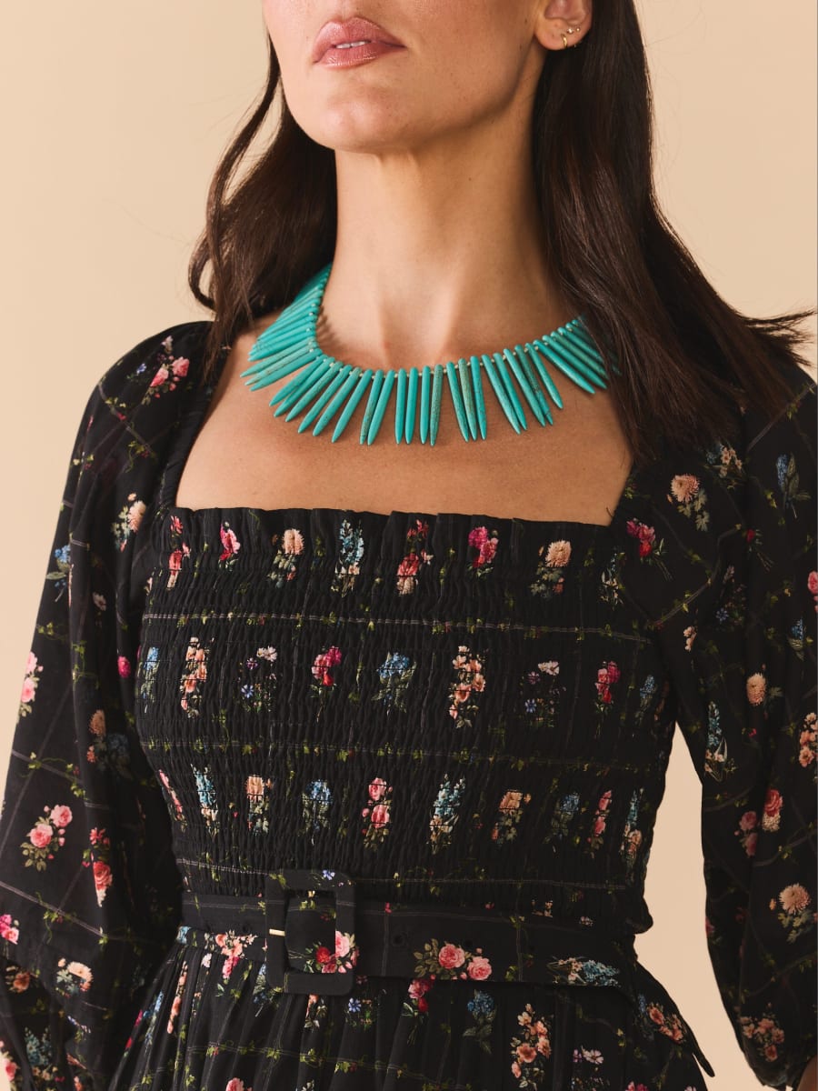 Jocelyn Dress - Florence Black Floral