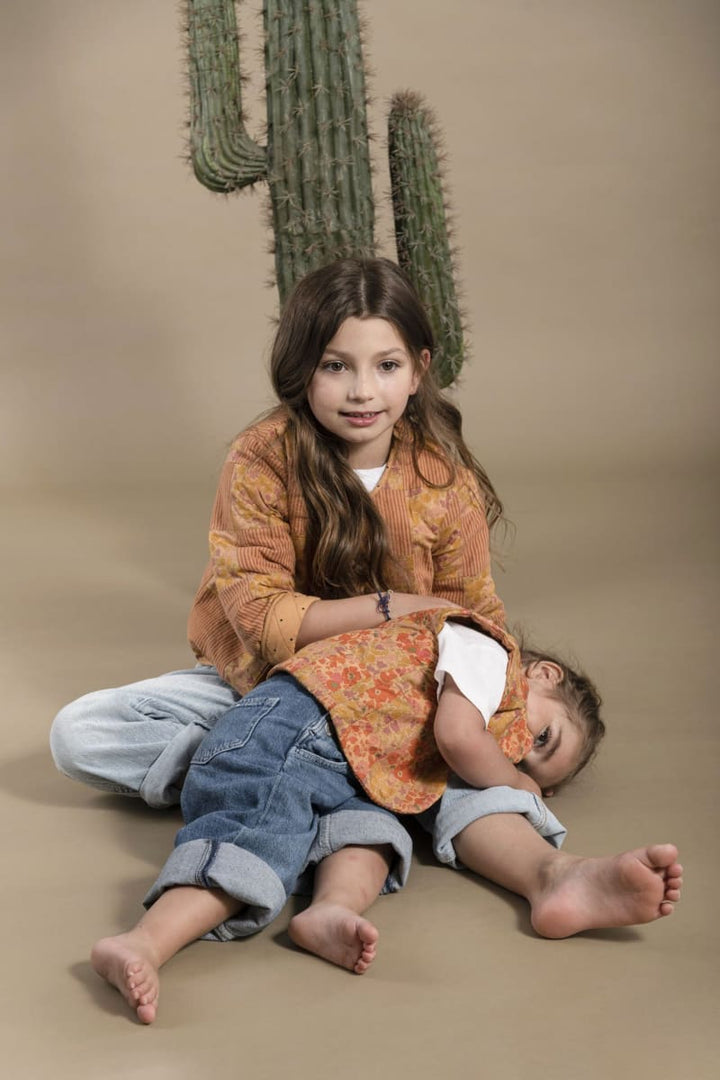 Children's Salmon Patchwork Liberty Jacket