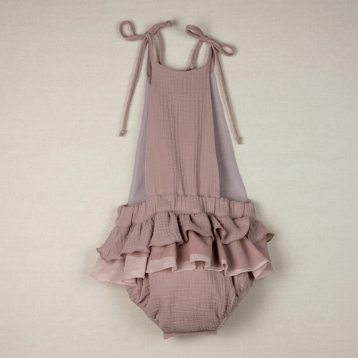 Romper Suit With Frill - Pink