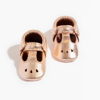 Rose Gold Mary Jane Baby Shoe - ’Bootie - Baby Kids Adult’