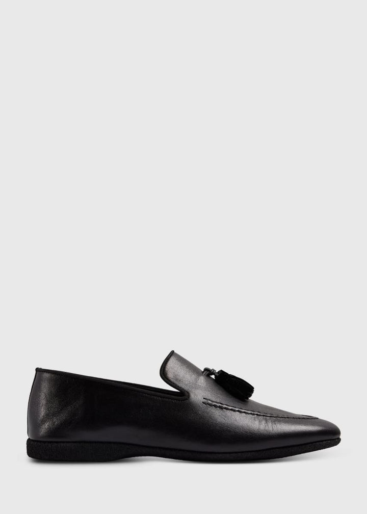 Hope Leather Slip-On - Black