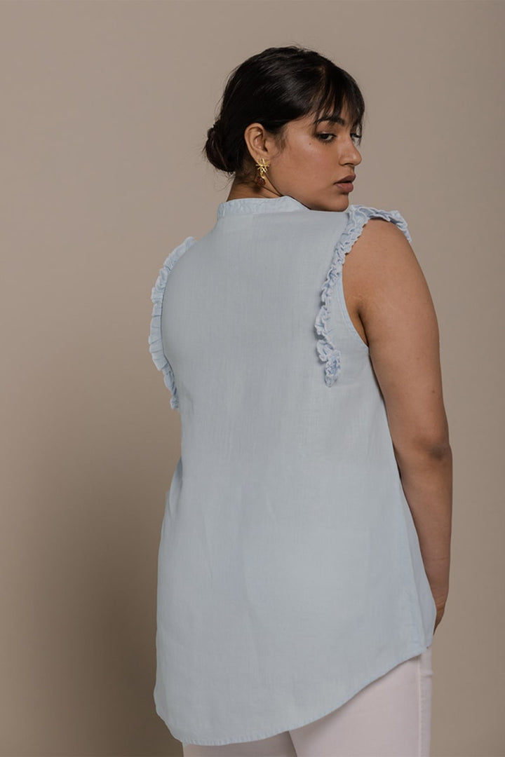 Wind In My Hair Shirt - Summer Blue