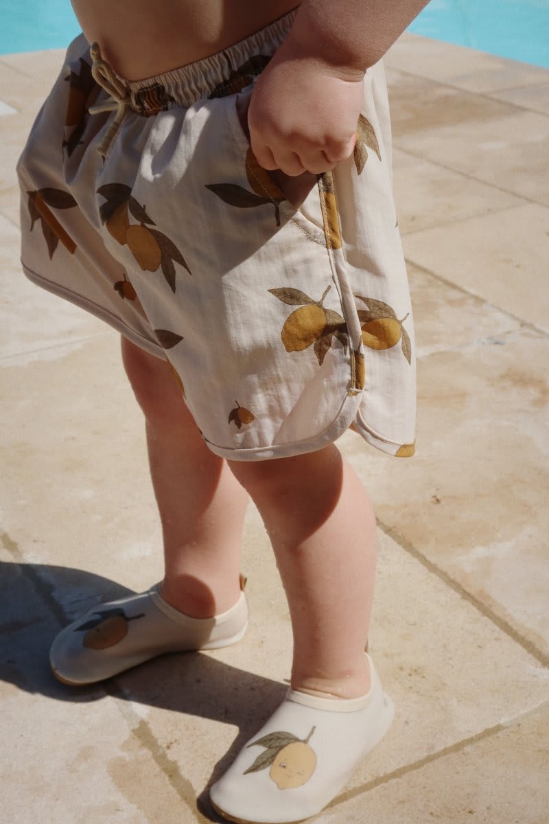 Sweet and Sour Lemon Boys Swim Shorts