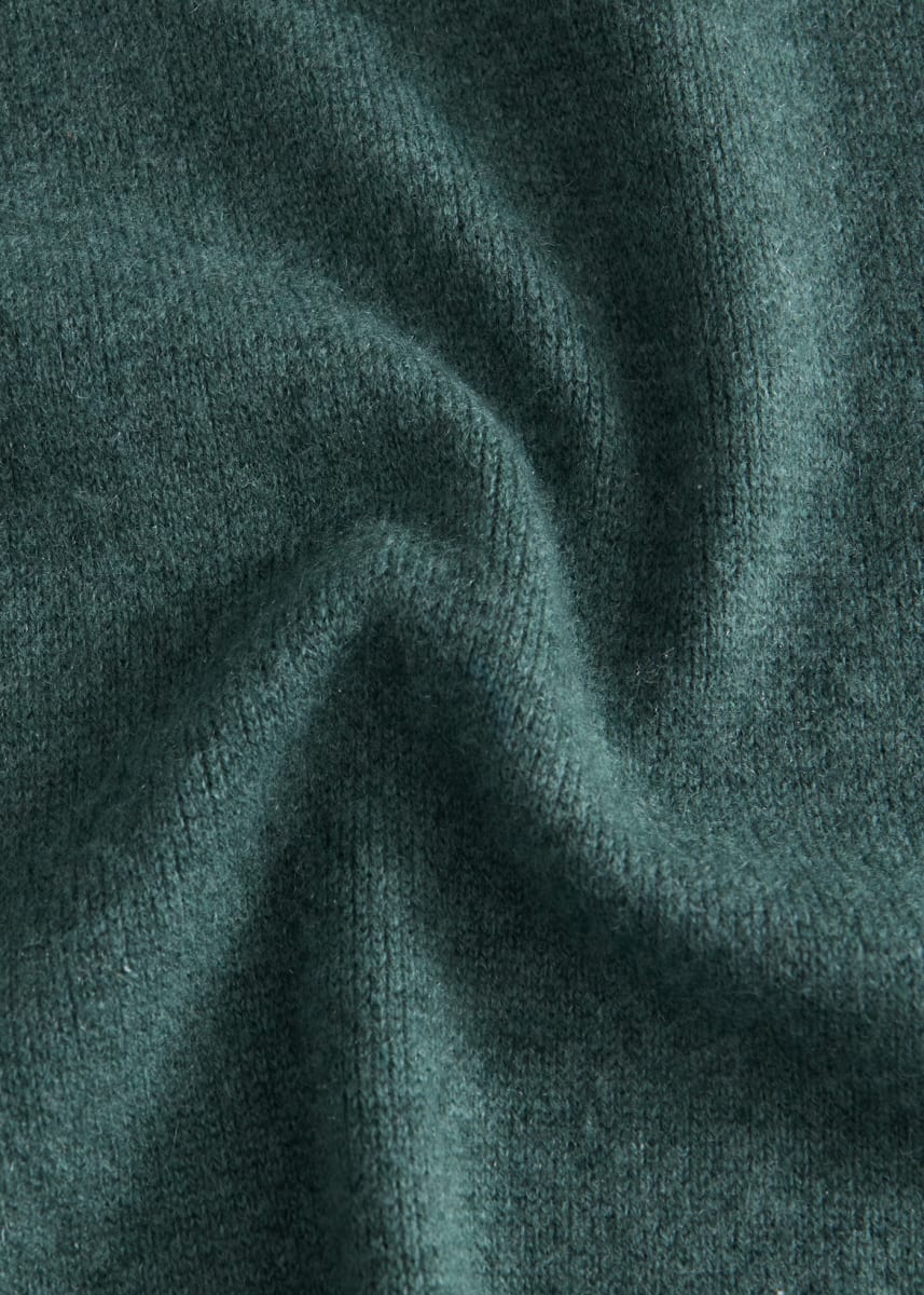Cashmere Double-breasted Knit Blazer - Sage