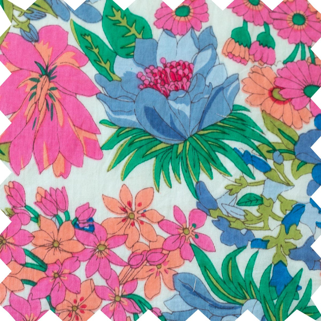 Open-tie Baby Strap Romper - Spring Floral