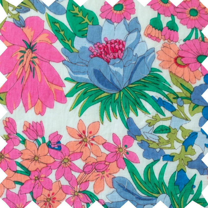 Open-tie Baby Strap Romper - Spring Floral