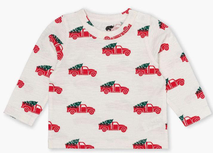 Long Sleeve Slub Jersey Crewneck Tee - Holiday Pickup