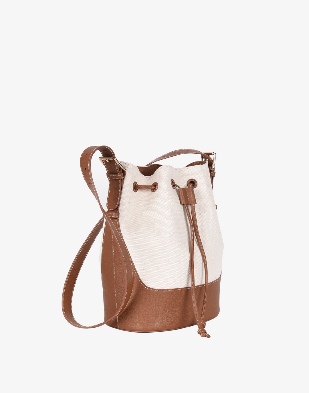 Canvas Cinch Bucket Bag - Canvas