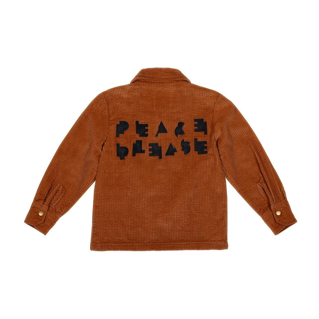 Kids Corduroy Work Shirt - Rust