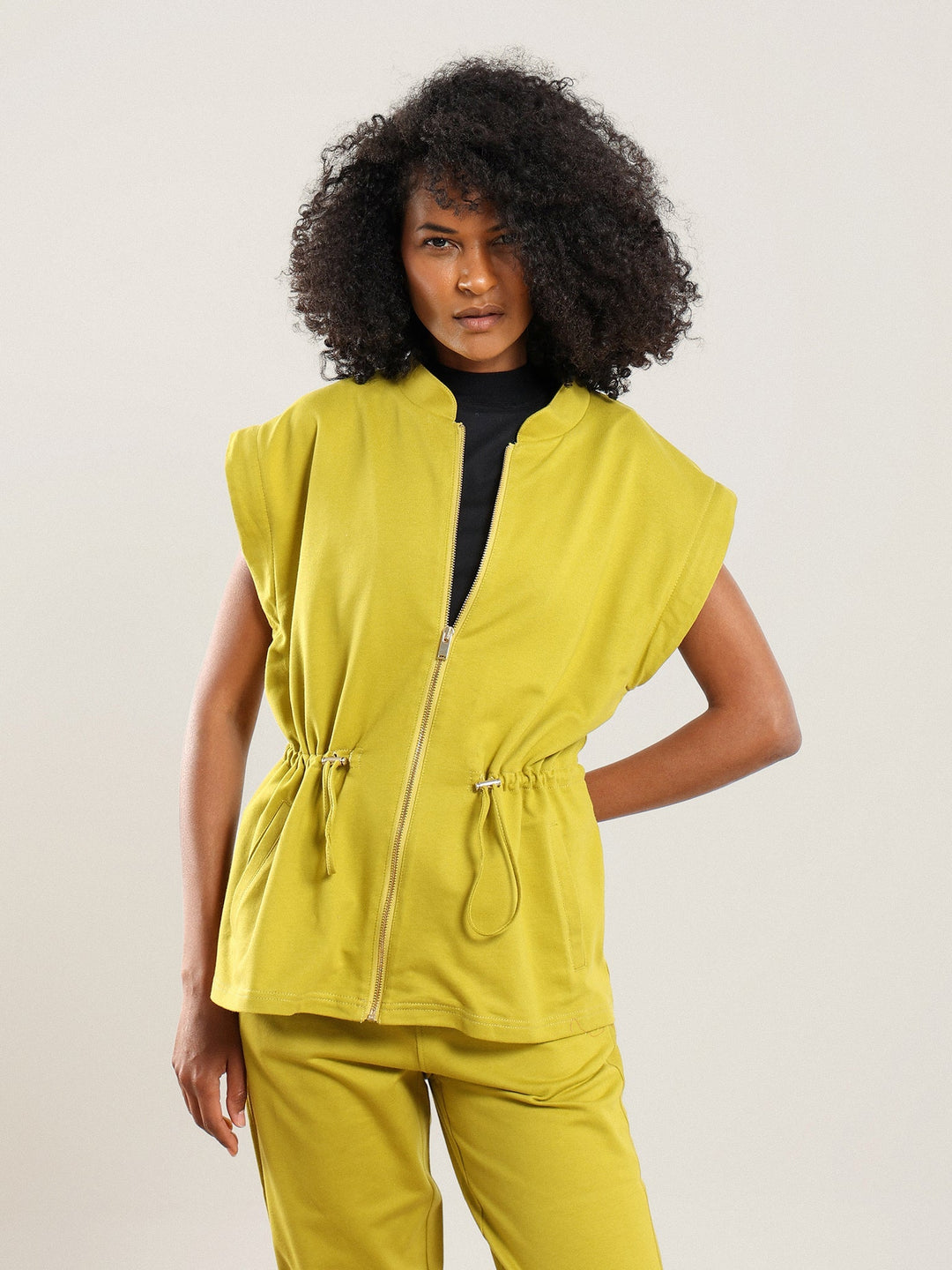 Siham Jacket - Avocado Oil