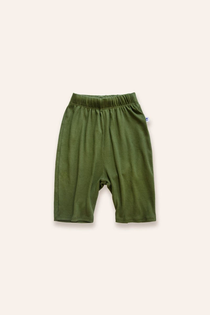 Ecological Ribbed Pants - Green