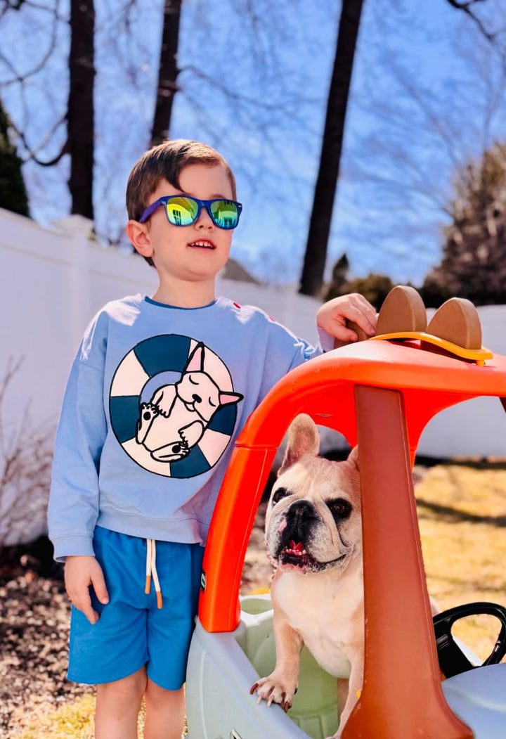 Kid Sweatshirt - Placid Blue