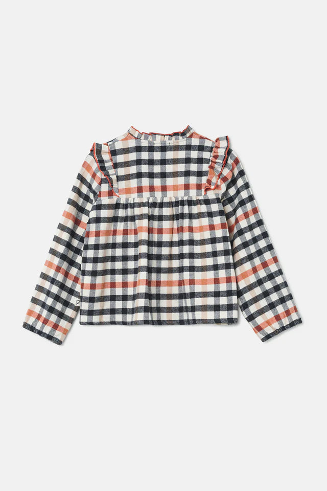 Plaid Check Blouse - Unique