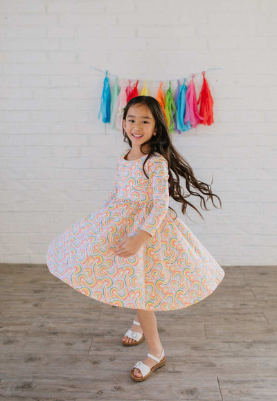Gwendolyn Dress - Primary Rainbow