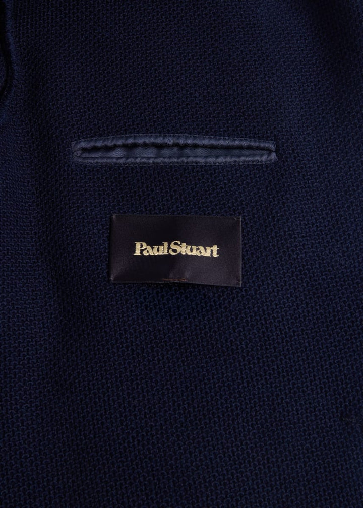 Wool Knit Soft Jacket - Dark Blue