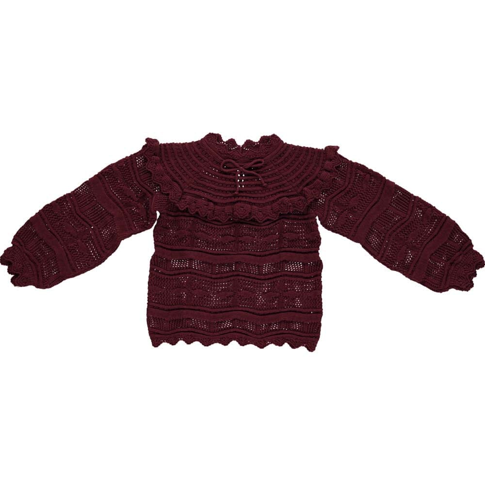 Silvia Jumper - Plum Sweaters Bebe Organic 