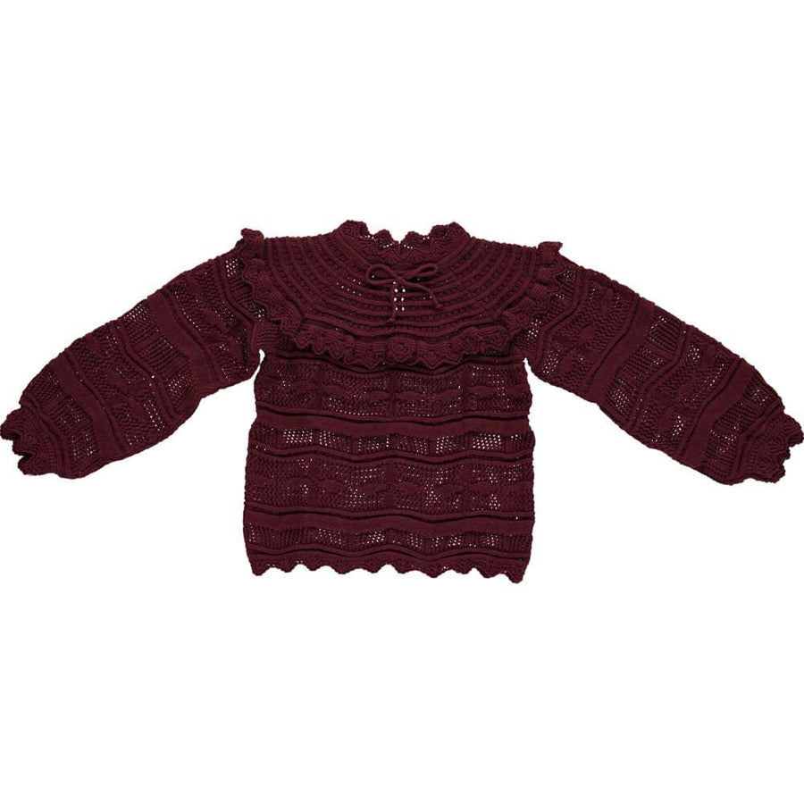 Silvia Jumper - Plum Sweaters Bebe Organic