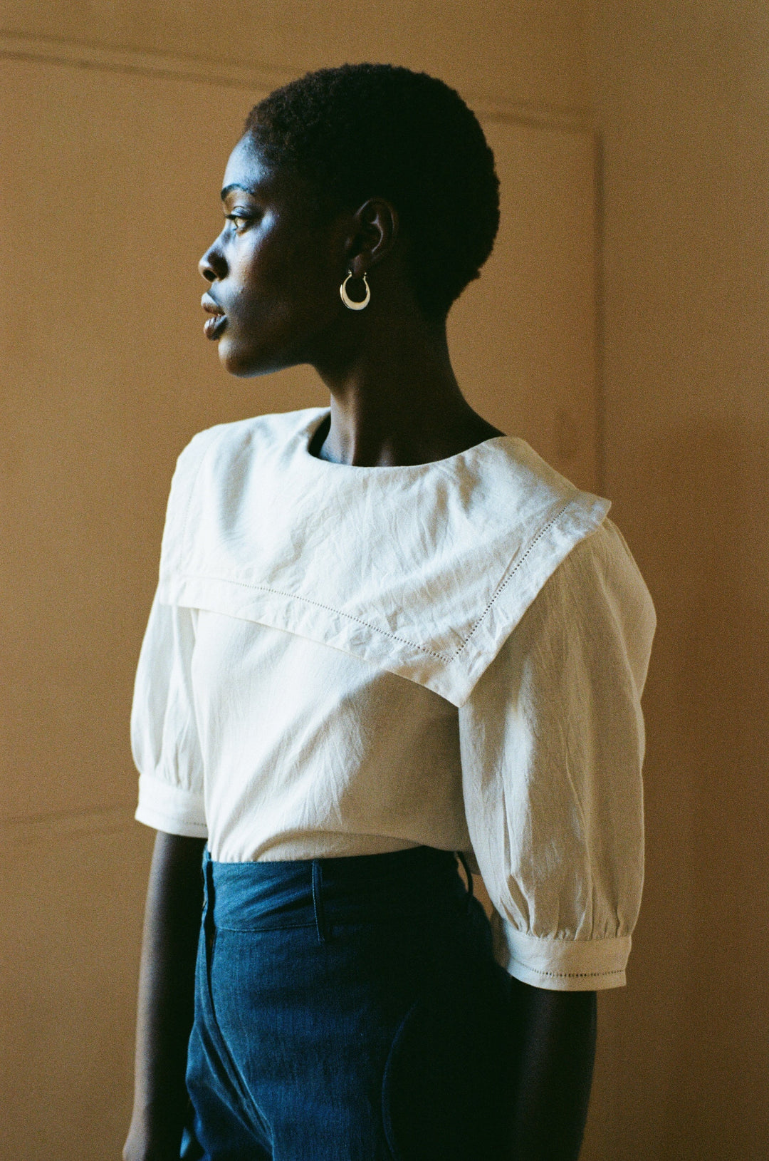 Rivett Blouse - Bone | Organic + Earth Dyed