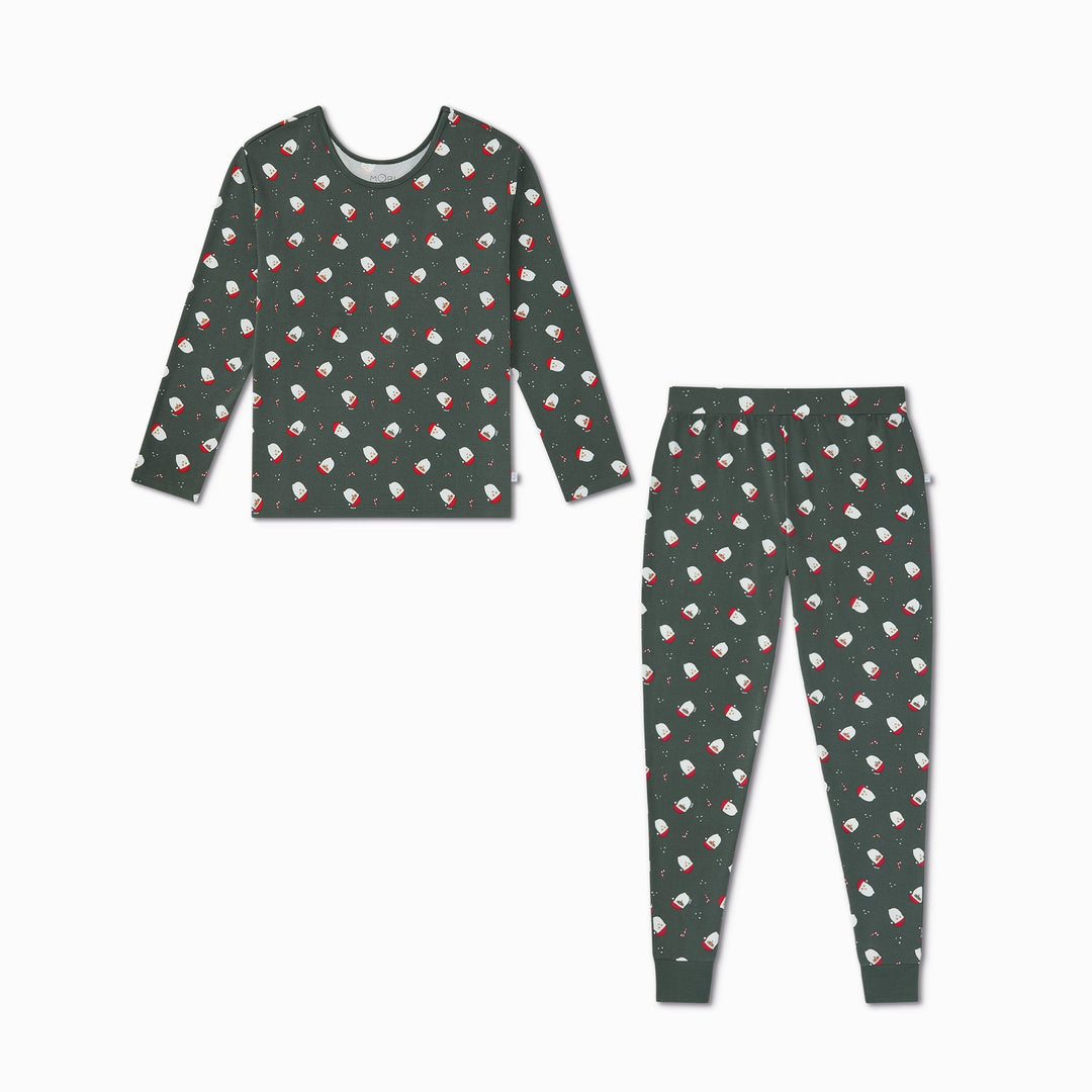 Santa Print Mama Pyjamas - Santa Print