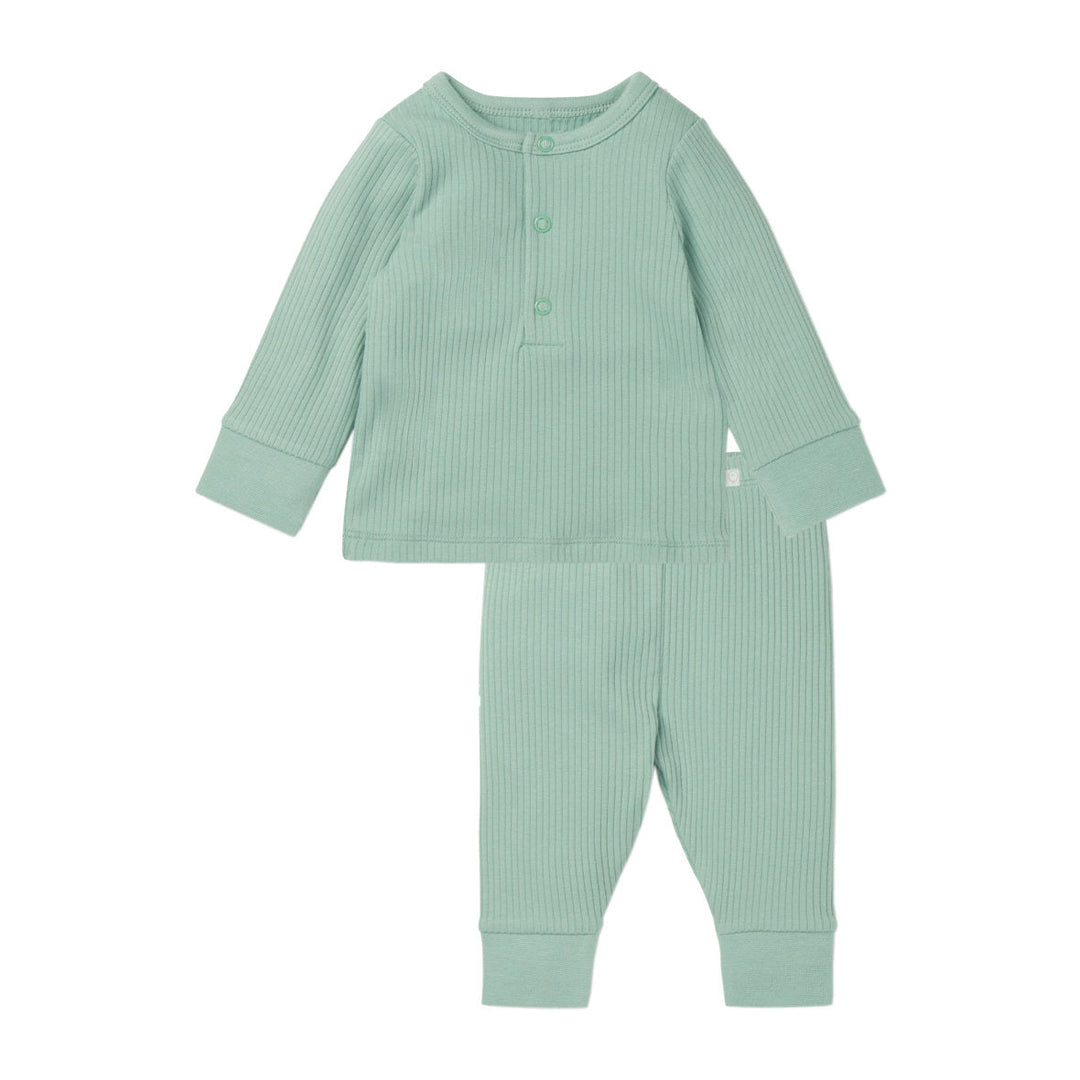 Ribbed Pajamas - Mint