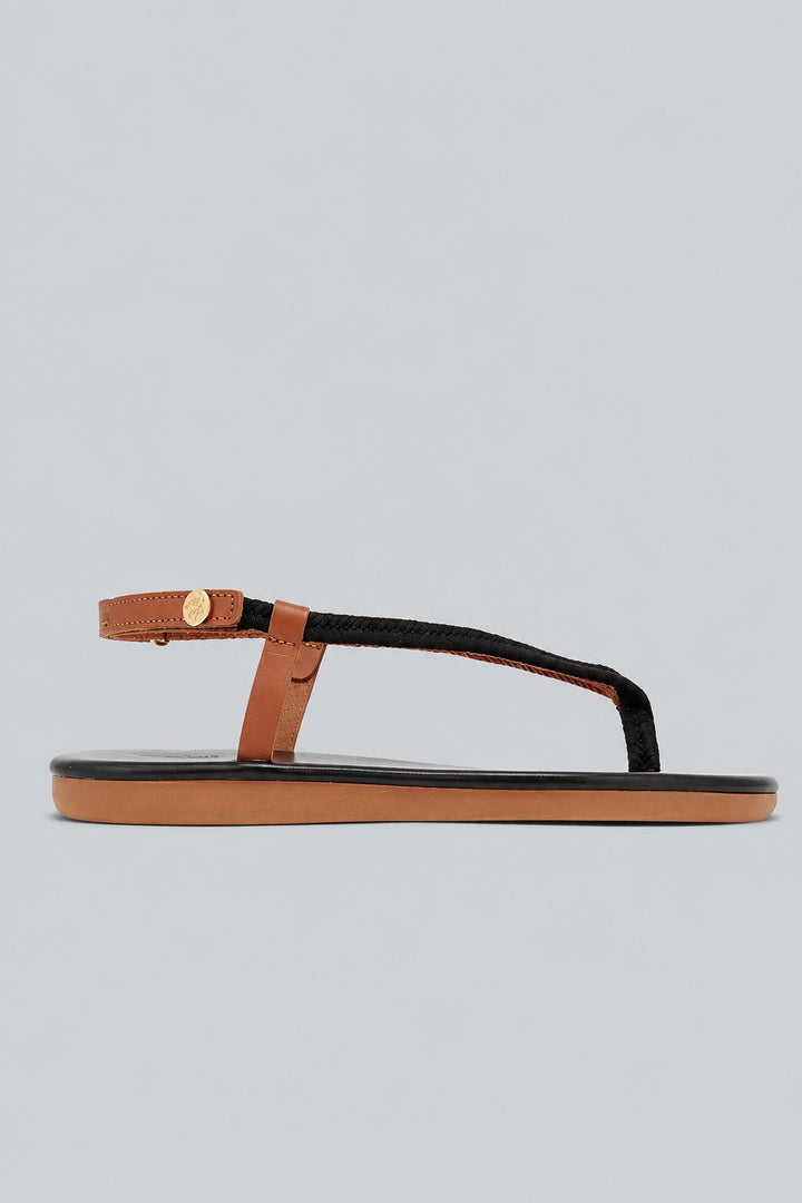 Zoi Sandals - Black/Tan