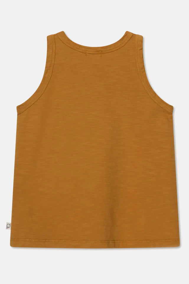 Slub tank t-shirt - Oil