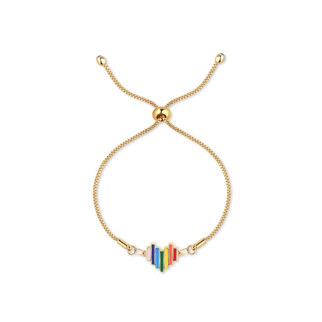 Prideful Heart Bracelet