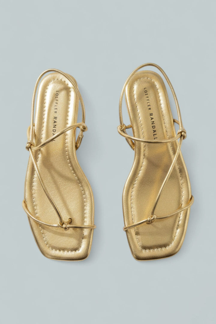 Devon Slingback Sandals - Gold
