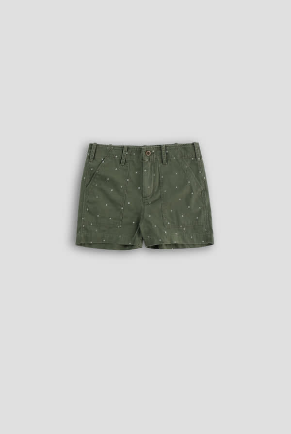 Surplus Short Shorts (Star Print) - Army