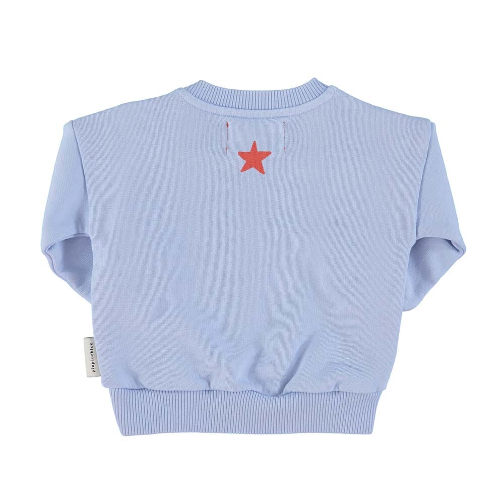 Unisex Sweatshirt - Light Blue Sea Print