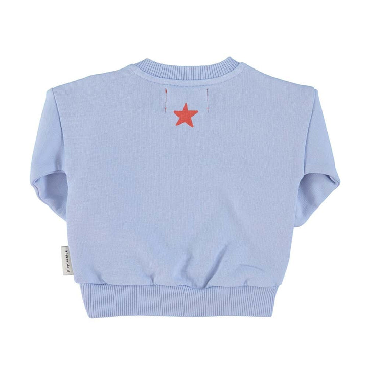 Unisex Sweatshirt - Light Blue Sea Print Sweatshirts Piupiuchick 