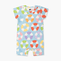 Slub Shorty Romper - Cool in the Pool