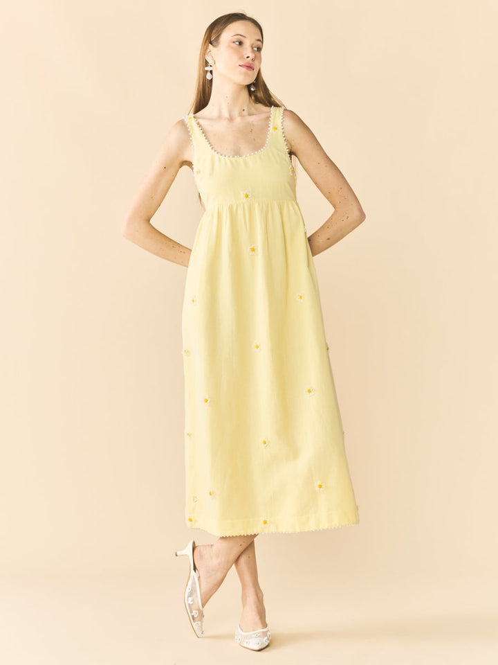 Emily Dress - Soft Butter Yellow