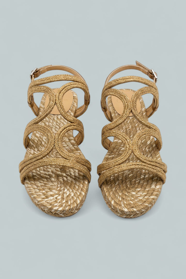 Flat Sandal - Old Gold