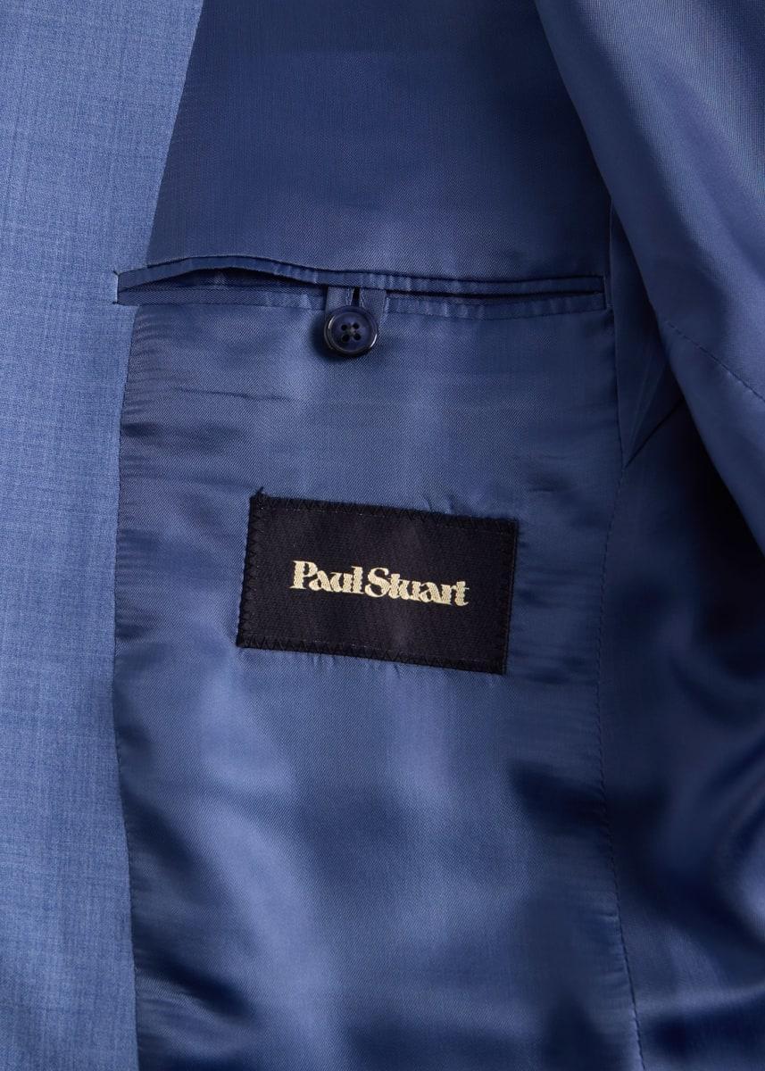 Mid Blue All Year Wool Suit - Mid Blue