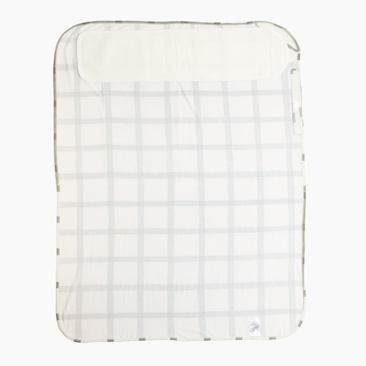 Sage Windowpane Swaddle II