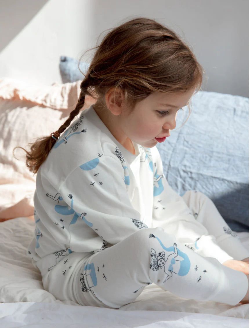 Kids Classic PJ Set - Mermaids Sleep + Lounge SLEEPY DOE 