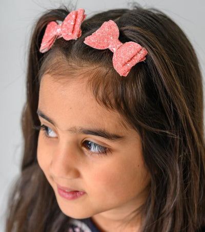 Festive Bow Hair Clips