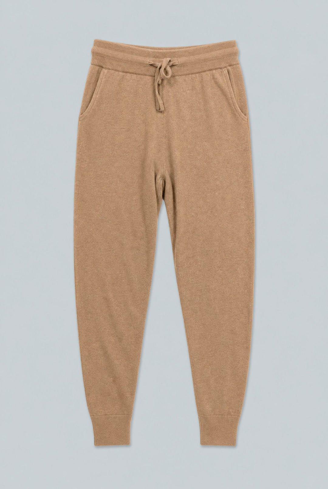 Nellie Cashmere Joggers - Camel