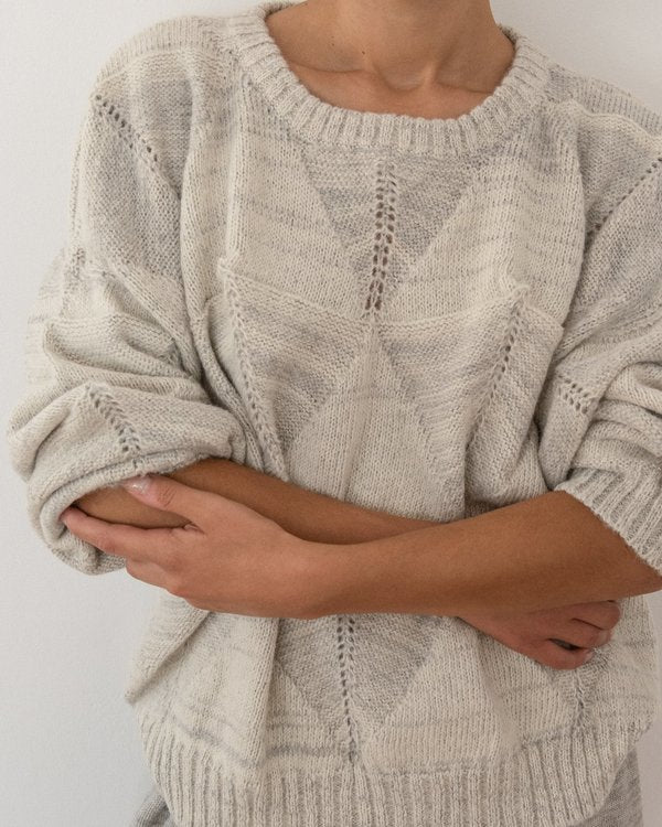 Shell Pullover Woman- Cloud
