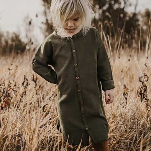 The Shirt Dress - Olive Dresses + Skirts The Simple Folk 