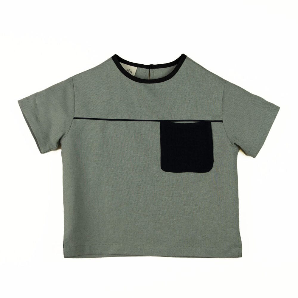 Shirt With Pocket - Green Shirts Popelin 